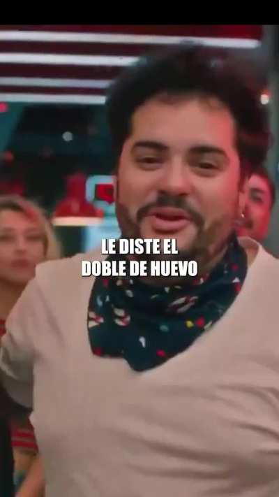 Nooo Alberto, esa no era la doble huevo que te pidieron