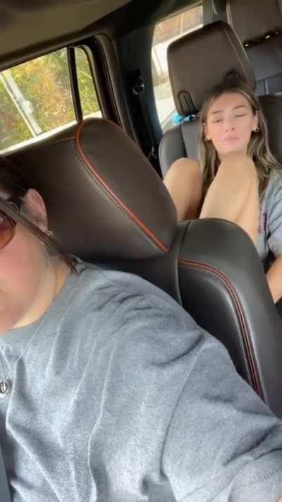 Soles of feet in car. One of the best tiktok I've ever seen