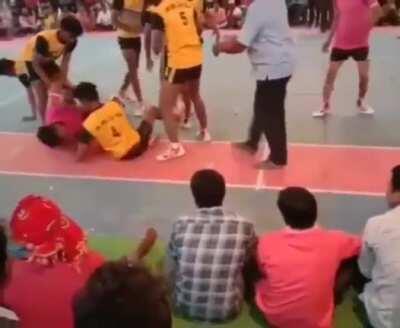 DoV playing Kabaddi.