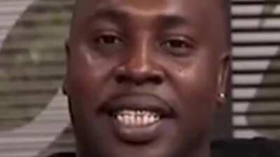 Guy is asked to freestyle on live TV.