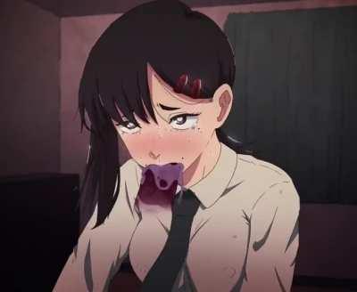 Kobeni's fast and sloppy blowjob (Jellymation)