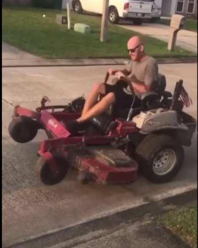 Getting ready to mow some lawns