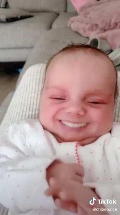 Poor baby....he does not know the horror the lens hides from him.