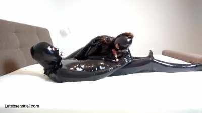 Can't get enough of my Latex hubby