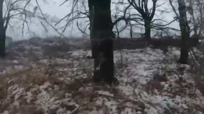 Russian forces storm Ukrainians positions 