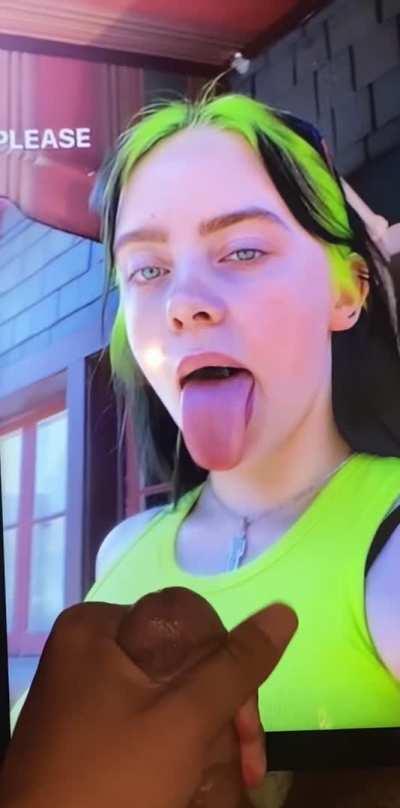 Billie Eilish Cum Tribute