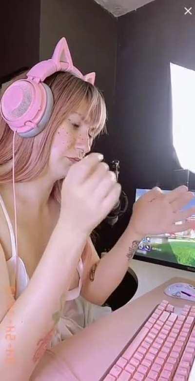 There's no way she doesn't know what she's doing...