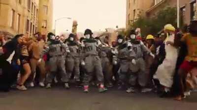 The boys after a recruit rush