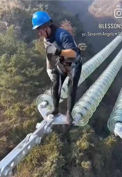 At least he's wearing a helmet