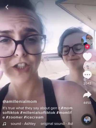 The apple plopped straight down from the cringe tree. 🤓 Hmm hmmm hmm (or however you spell that laugh)