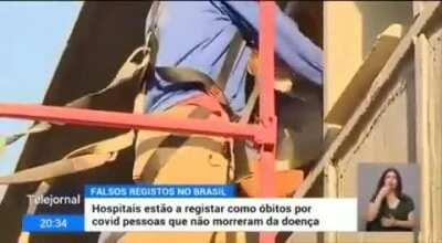 A RTP de Portugal veio ao Brasil investigar questões de mortes associadas ao Covid-19 e que não tinham a ver com a doença, eis o que ela descobriu: