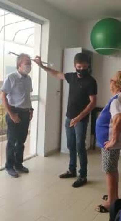 This cord will show the strength of his brain, heart, stomach and...