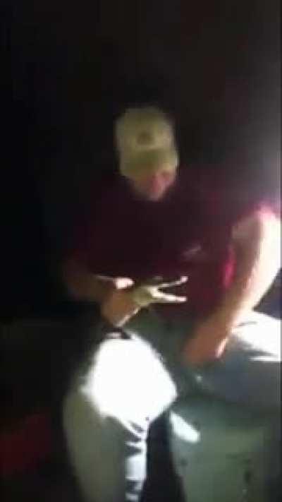 Won the stupid price playing stupid dare with baby gator. NSFW