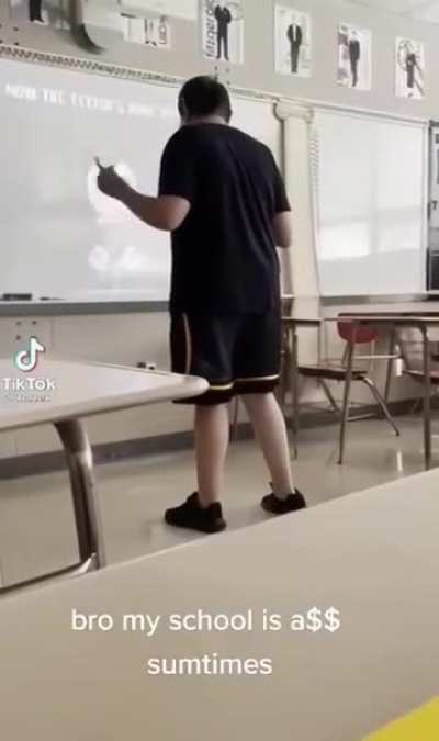 Me listening to Build Our Machine for the 50th time