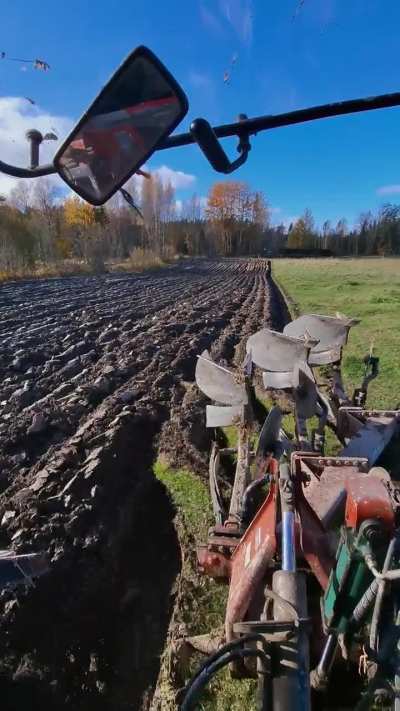 Plowing old horse pasture
