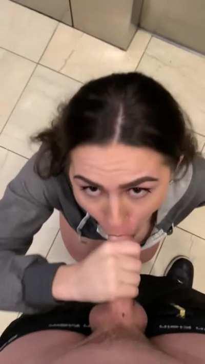 The door opened as soon as he finished