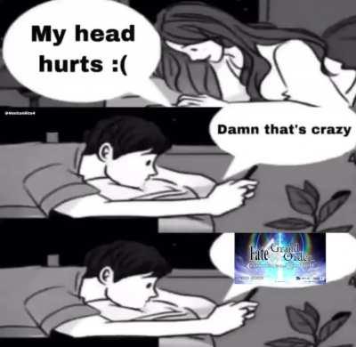 Sorry bitch I got a event to grind