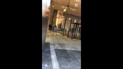 Our Shutdown: Day One of my personal general strike and campaign to ignite the fires of liberty in Americans. I stopped by Citadel Center, they were not happy to see me :( I can't imagine why. Jan 3, 2022.