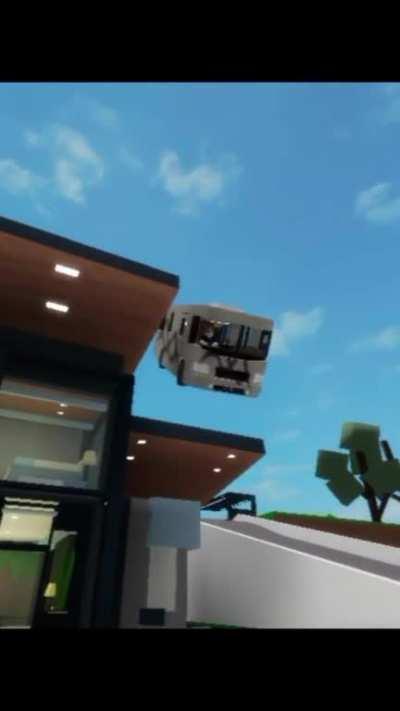 Is it a bus?,no it's not just a common bus it is a FLYING BUS