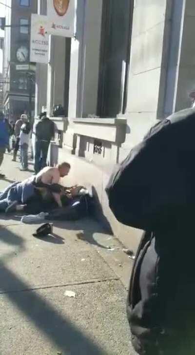 Right in the middle of main & Hastings, Vancouver 🤢