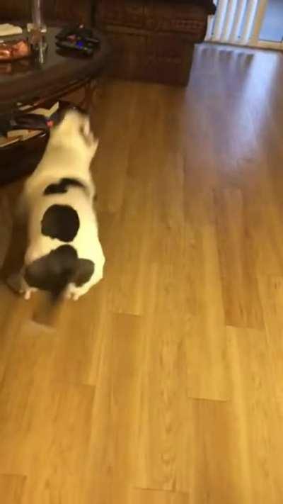 He’s so grateful for getting one of his favorite snacks