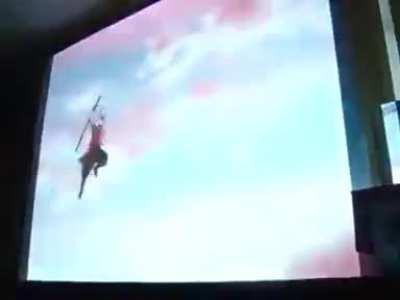 12 years ago at New York comic-con. The reactions of the people is just perfect