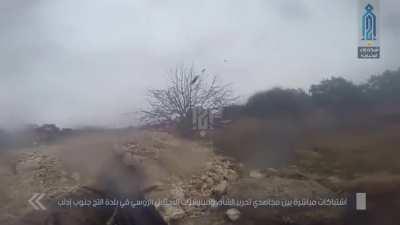 GoPro Footage showing HTS fighters assaulting regime positions in Idlib. 2nd of January, 2021