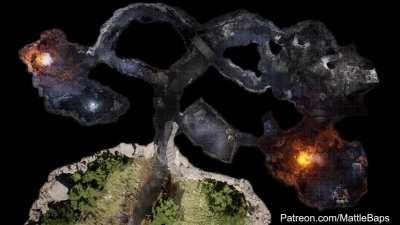 Cragmaw Goblin Hideout - Animated