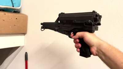 3D printed Calico M950 kit for the AAP-01. Found the 3D files on Cults3d.com