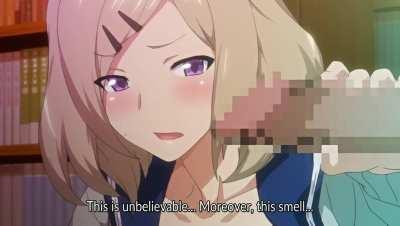 Milking cock at the library~