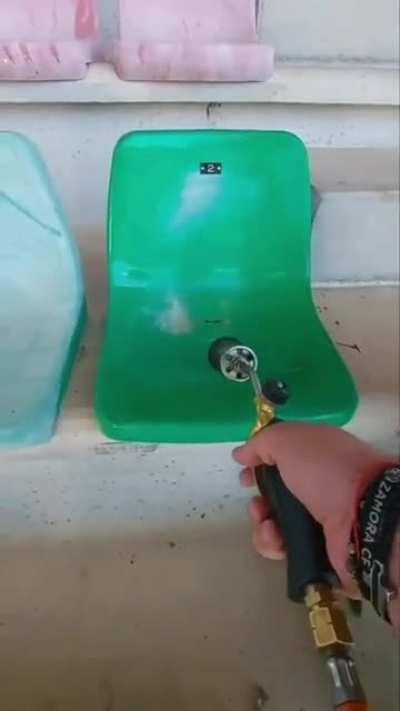 By heating the plastic, you can bring oil from inside the plastic to the surface, making it look like new again!