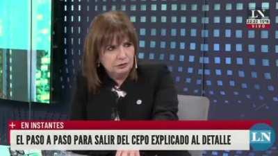 Para los que dicen que patricia Bullrich nunca explica sus propuestas