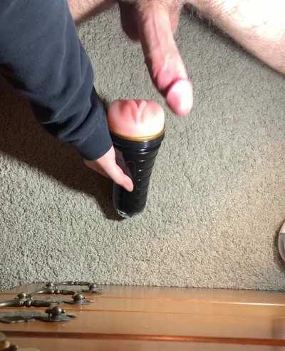 18 | The grip this toy has on my cock is insane 😭