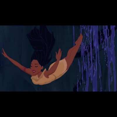 Skinny queen Nidalee jumping off Summoner's Rift to escape the fed Hagali who massacred her whole team.