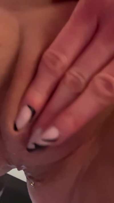 Husband asked how my date was going. I showed him the giant mess this guy made inside my pussy….I begged him to bust inside me!!!