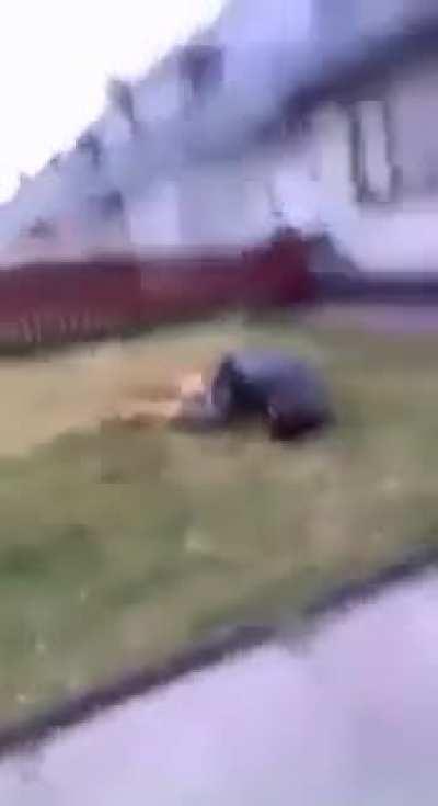 to jump from the roof safely