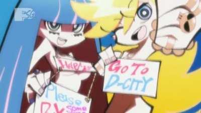 That time Panty & Stocking had an entire music video in one episode