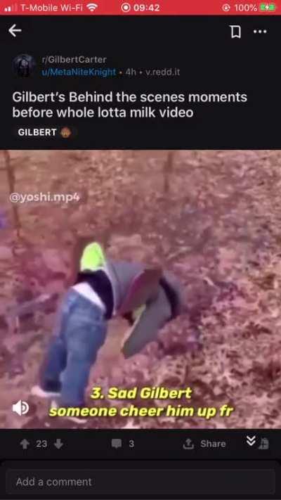 Meanwhile in r/gilbertcarter
