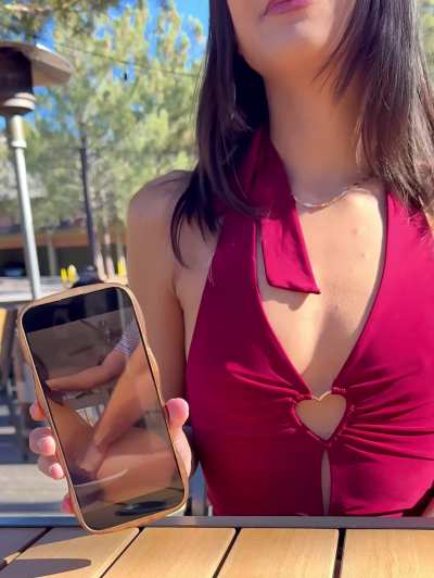 Showing you what you get at the end of our date