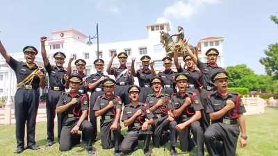 Glimpses of the roaring tigers from Shivaji Battalion, OTA Chennai.