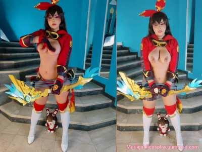 Amber - Genshin by mariigabiicosplay