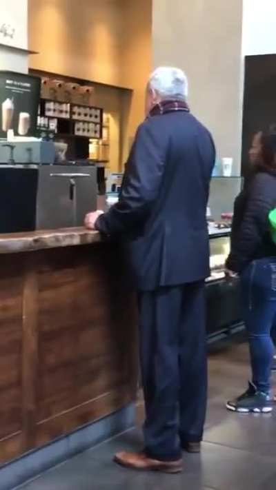 Insane freakout at Starbucks