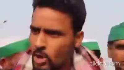 A passionate well read farmer speaking on the current state of affairs in India.