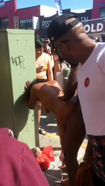 A hard day on the street