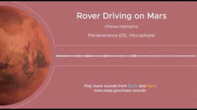 Amazing new audio from Perseverance!