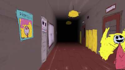 Imagine a creepy kids drawings from horror movies come to life and you are stuck in this nightmare world. I took my daughters drawings and turned them into a creepy game, here is a small look.