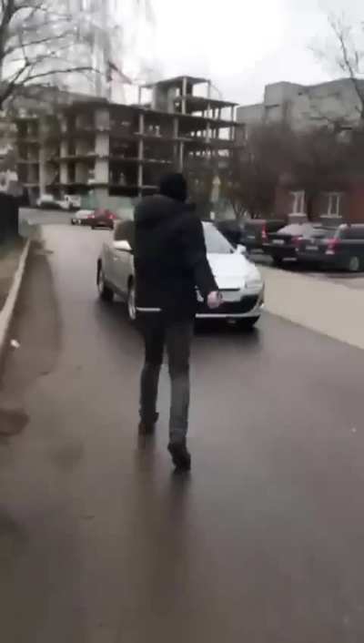 GTA-like situation in Lutsk, Ukraine