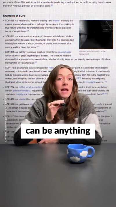 I'm sorry but the official SCP subreddit doesn't allow video. But I found this straight from the official Wikipedia account!