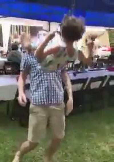 Pow! Right in the kisser