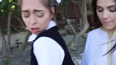 Sweet Schoolgirl Riley Reid Gets Ass Fucked by Succubus